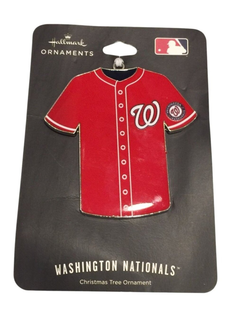 Hallmark Ornament MLB Washington Nationals Enamel Team Jersey Red